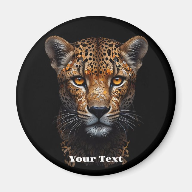 Flores de Pantera Negra: Imãs de geladeira Florais (Frente)