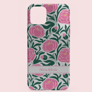 Flores de Pênia Rosa Elegante Personalizadas