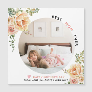 Flores de pêssego Melhor Mãe Foto de Dia de as m