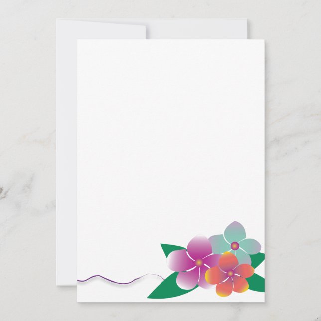 Flores de Plumeria (Frente)