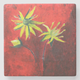 Flores de Porta copos de Pedra Marble