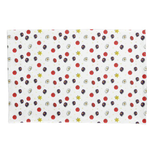 Flores de primavera em branco (Frente)