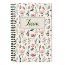 Flores de primavera | Espiral Personalizado