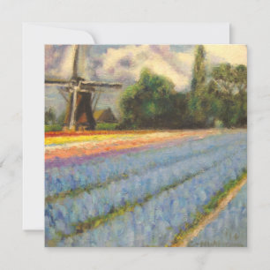Flores de primavera Paisagem Triptych Pintura 2 de