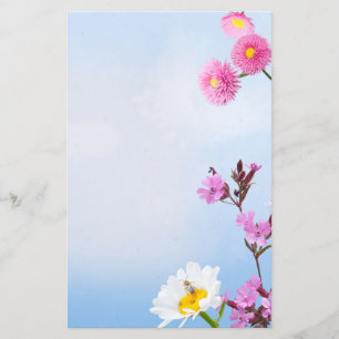 Flores de primavera Papel de scrapbook