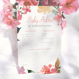 Flores de primavera Previsão de Bebês e Jogo de