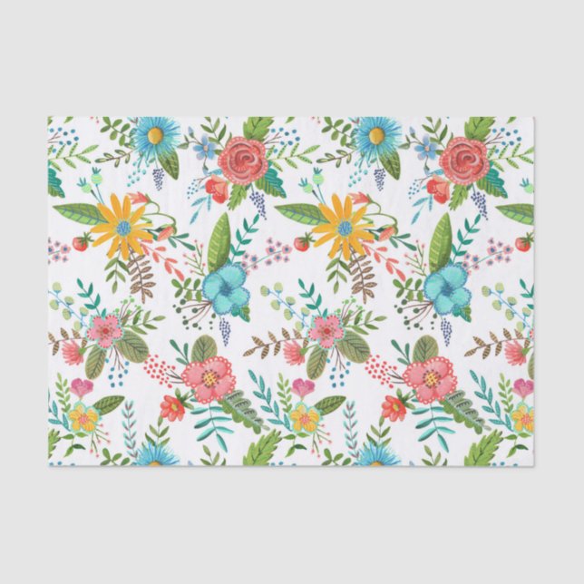 Flores de primeira comunhão sagradas | Papel tecid (Frente )