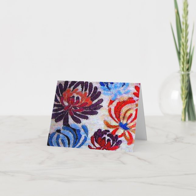 Flores de Reunião ~ Cartão / Convites (Frente)