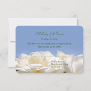 flores de rosa branca pura rsvp casamento