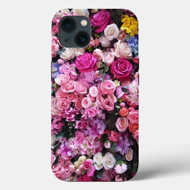 Flores de Rosa coloridas elegantes (Verso)