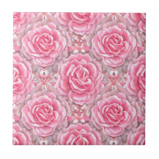 Flores De Rosa De Padrão Floral