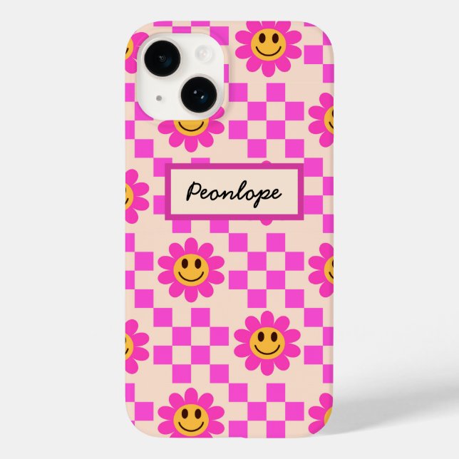 Flores de Sorriso Rosa Quente Verificadas Personal (Verso)