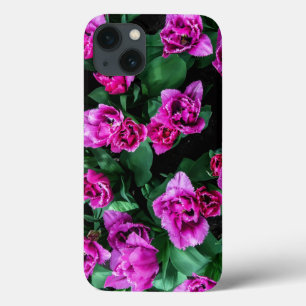 Flores de tulipas cor-de-rosa