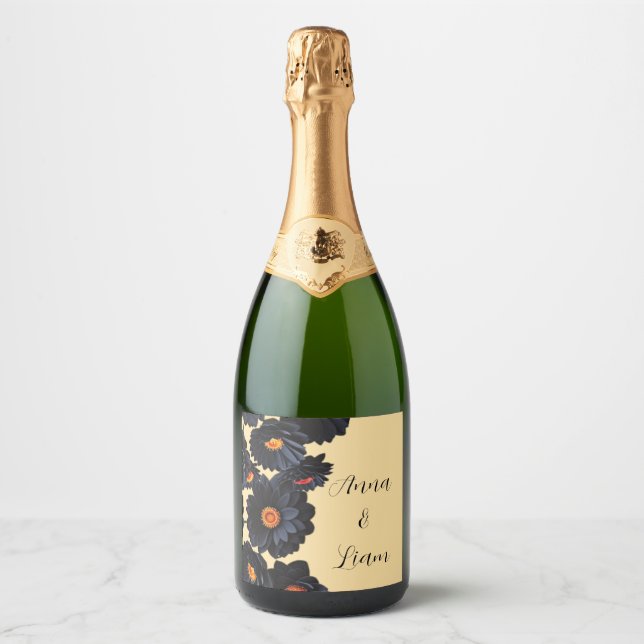 Flores de veludo pretas (Frente)