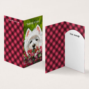 Flores de Westie e Rosa