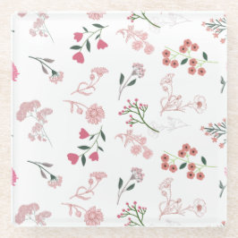 Flores Delicadas Associadas no Impressão de Padrão