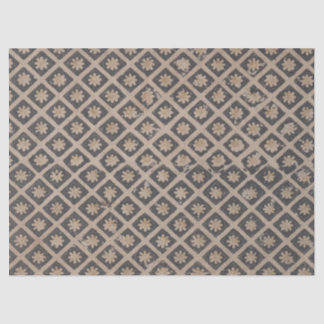 Flores dentro de quadrados de papel de dissociação