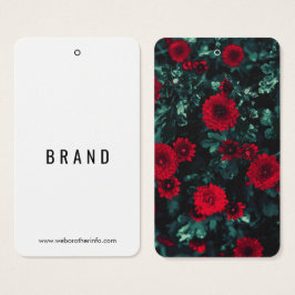 Flores Desenvolvendo Cartões de Marcação de Travam