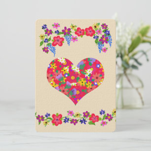 Flores Dia de os namorados de Forma Cardíaca