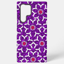 Flores digitais roxas capas de telefone