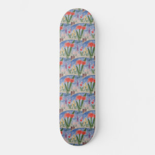 Flores Do Lago De Skateboard
