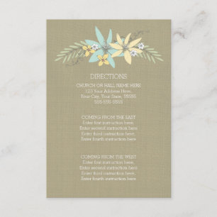 Flores do primavera de serapilheira dos cartões do