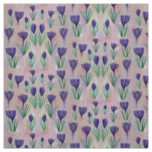 Flores do primavera, tecido roxo da ilustração d
