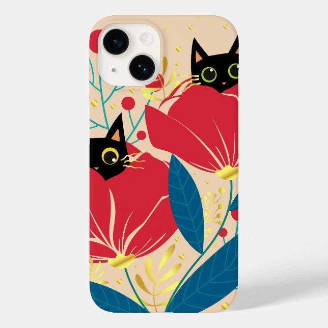 Flores Douradas de Jardim de Gato Preto (Verso)