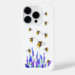 Flores e Abelhas Voando