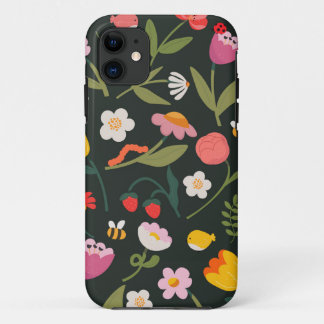 Flores e animais. capas de iphone