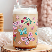 Flores e Borboletas de Primavera de Whimsical