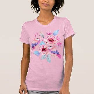 Flores e Camisetas de Aves
