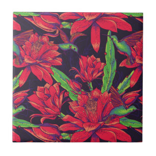 Flores e colibris
