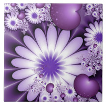 Flores e Corações Abstratos em Fractal ao Cair no 