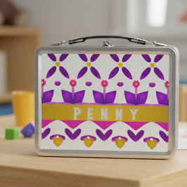 Flores E Corações De Meninas Personalizadas E Boni