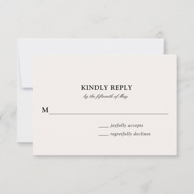 Flores e Folhagens Delicadas | Cartão de Resposta  (Frente)