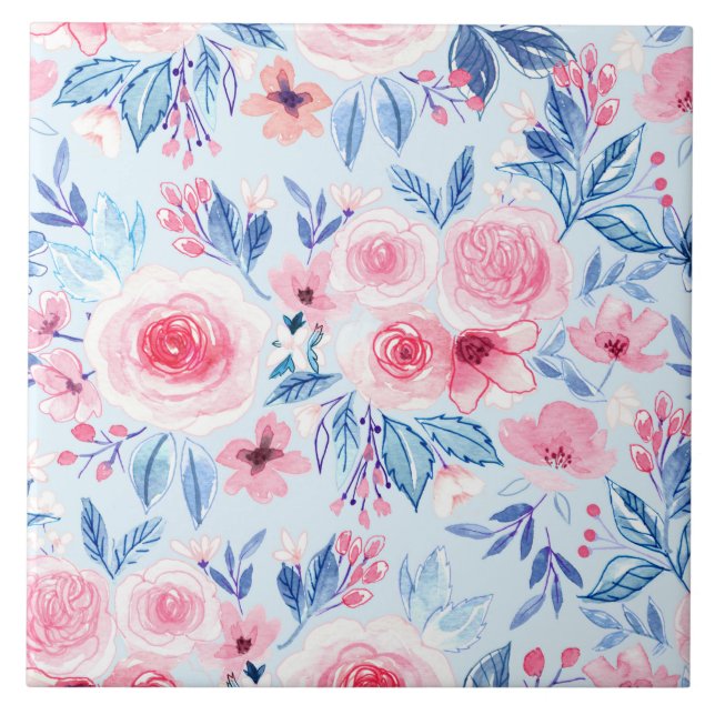 Flores e folhas aquáticas 2 (Frente)