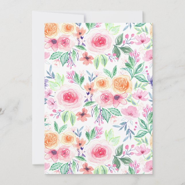 Flores e folhas aquícolas (Frente)