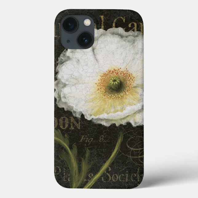 Flores e folhas brancas (Verso)