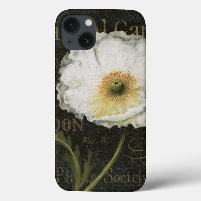 Flores e folhas brancas (Verso)