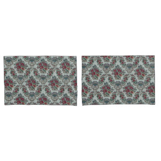 Flores e Folhas Coloridas de Tendência com Padrão