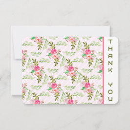 Flores E Folhas De Cartões de agradecimentos