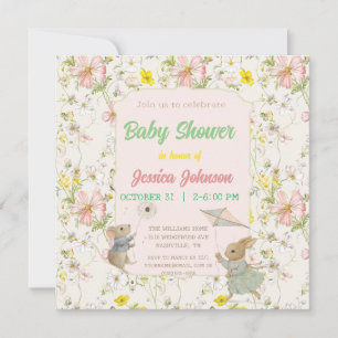 flores e folhas delicadas, de estilo chinês Invit