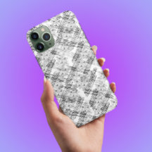 Flores e listras com monograma, gabinete iPho