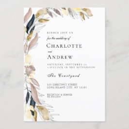 Flores Elegantes Convite