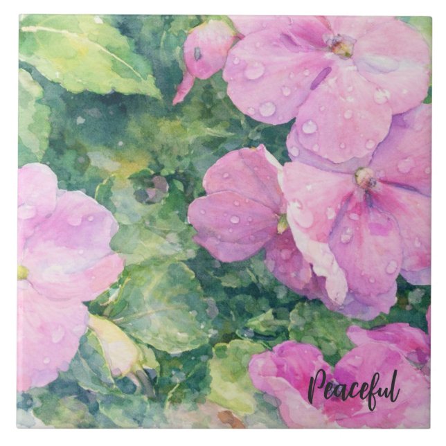 Flores em Aquarela (Frente)