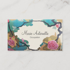 Flores em Aquarelas ~ Cartões de visitas