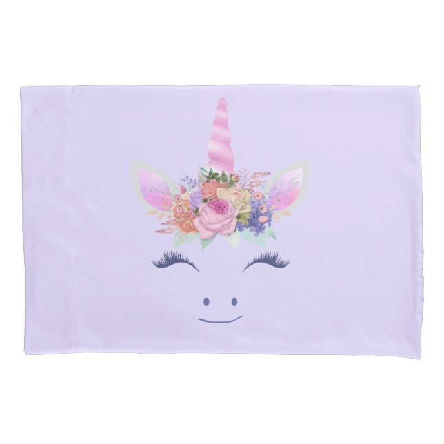 Flores Fabulosas de Unicórnio Fofo Rosto 2 (Frente)
