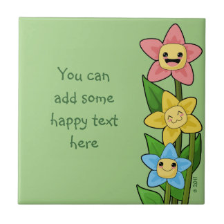 Flores felizes