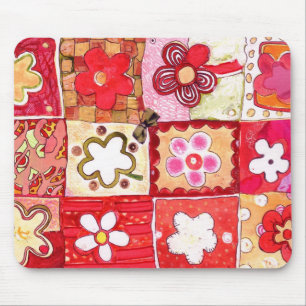 Flores felizes Mousepad